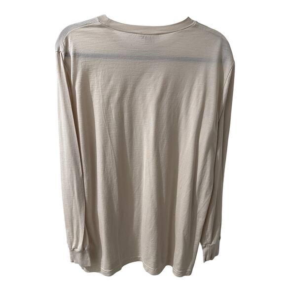 WinterSilks Women's Silk Wool Blend Base Layering Top Off White, size XL - Picture 5 of 5